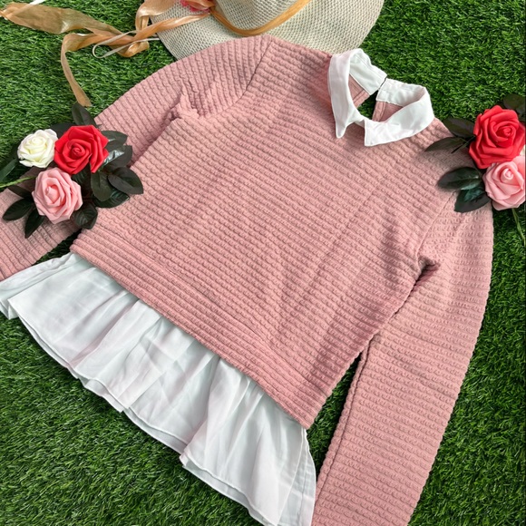 Korean ruched top
